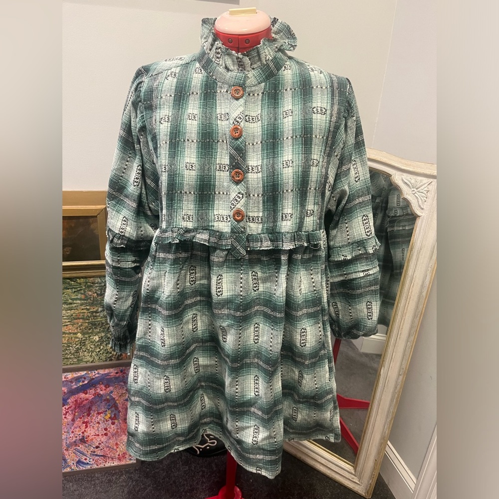 Free People Southwestern Dress Top